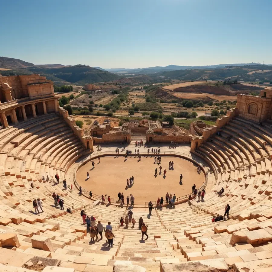 Excursion à Jerash et Mer Morte